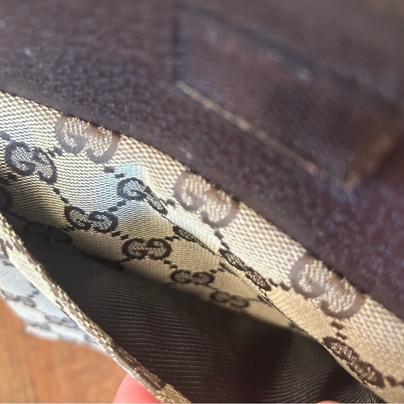 Gucci Brown Monogram Belt Bag - Picture 14 of 16